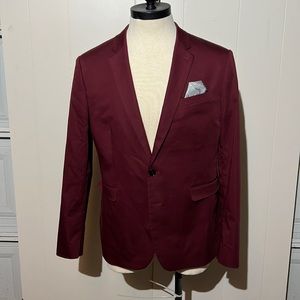 Express Red Blazer 44R extra slim